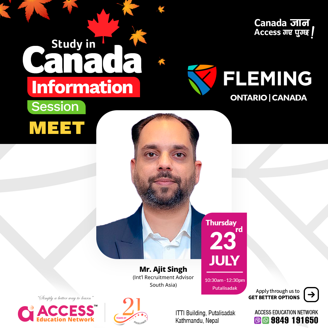 Information Session - Fleming College - Canada (Putalisadak Office)